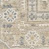 Nourison Harbor HRB03 Ivory Blue Area Rug Corner Image