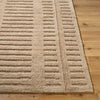 Livabliss Harrow HRR-2300 Beige Machine Washable Area Rug Angle