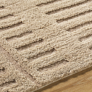 Livabliss Harrow HRR-2300 Beige Machine Washable Area Rug Detail