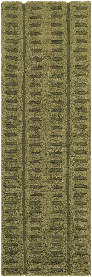 Livabliss Harrow HRR-2301 Olive Green Machine Washable Area Rug Runner