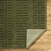 Livabliss Harrow HRR-2301 Olive Green Machine Washable Area Rug Pile