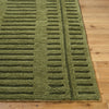 Livabliss Harrow HRR-2301 Olive Green Machine Washable Area Rug Angle