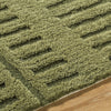 Livabliss Harrow HRR-2301 Olive Green Machine Washable Area Rug Detail