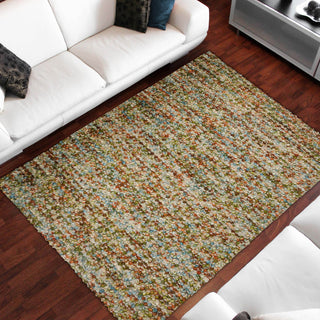 Dalyn Hanu HU1 Green Area Rug Lifestyle Image Feature