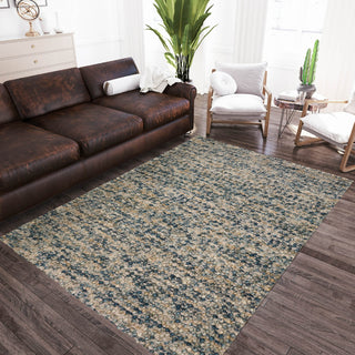 Dalyn Hanu HU1 Navy Area Rug Lifestyle Image Feature