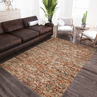 Dalyn Hanu HU1 Paprika Area Rug Lifestyle Image Feature