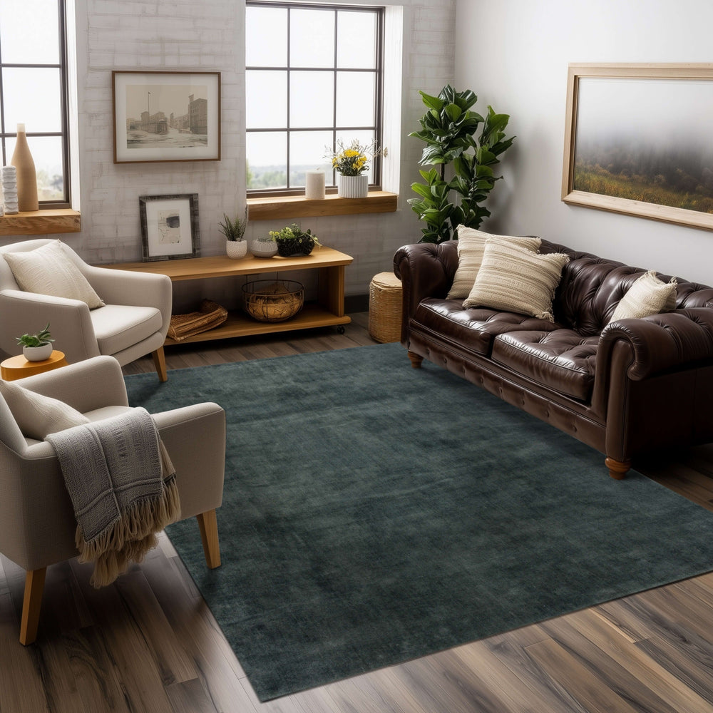 Karastan Hudson Twilight Area Rug Lifestyle Image Feature
