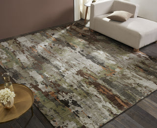 Ancient Boundaries Hammond HAM-07 Khaki/Grey Area Rug Lifestyle Image 