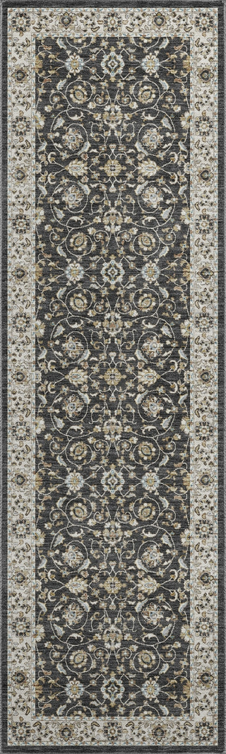 Dalyn Hatay HY1 Black Machine Washable Area Rug