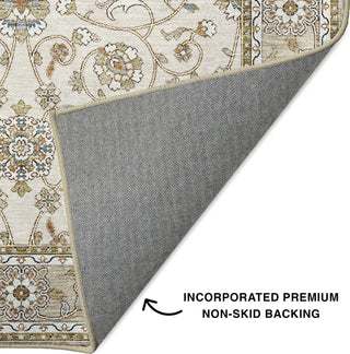 Dalyn Hatay HY1 Ivory Machine Washable Area Rug