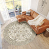 Dalyn Hatay HY1 Ivory Machine Washable Area Rug