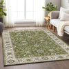 Dalyn Hatay HY1 Olive Machine Washable Area Rug Lifestyle Image Feature