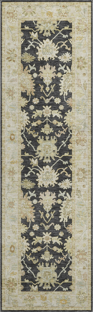 Dalyn Hatay HY2 Black Machine Washable Area Rug