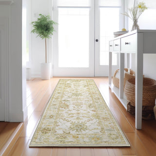 Dalyn Hatay HY2 Ivory Machine Washable Area Rug