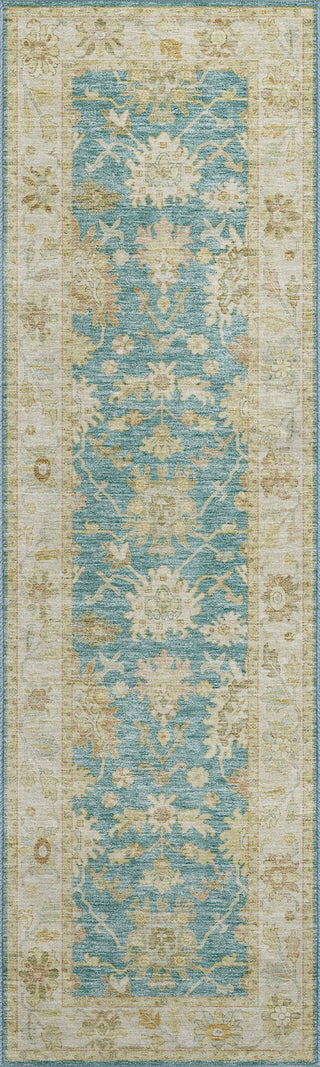 Dalyn Hatay HY2 Teal Machine Washable Area Rug