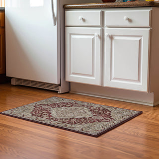 Dalyn Hatay HY3 Garnet Machine Washable Area Rug