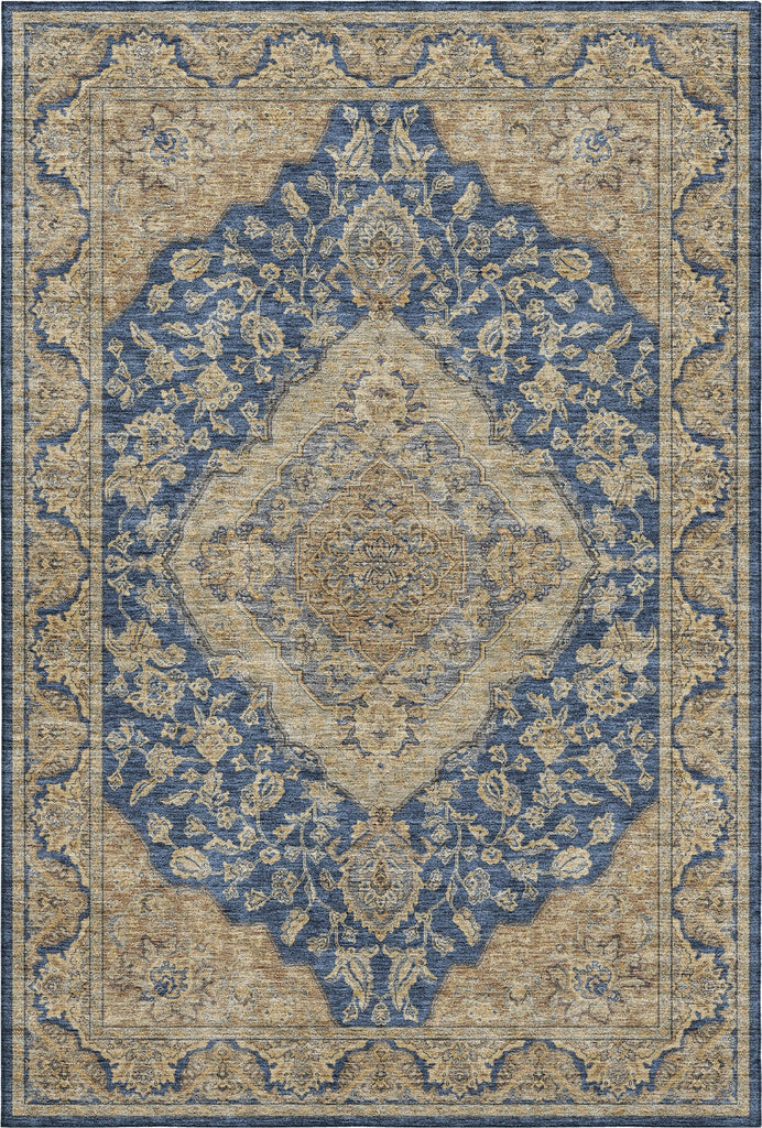 Dalyn Hatay HY3 Navy Machine Washable Area Rug