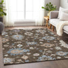 Dalyn Hatay HY4 Chocolate Machine Washable Area Rug Lifestyle Image Feature