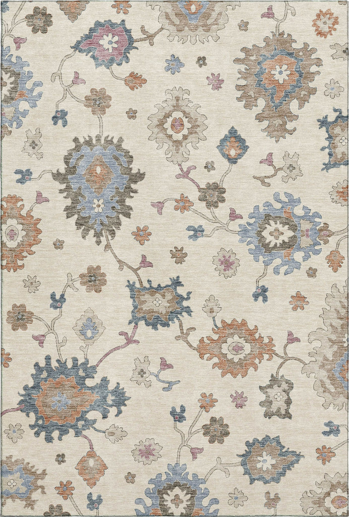 Dalyn Hatay HY4 Ivory Machine Washable Area Rug