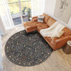 Dalyn Hatay HY5 Black Machine Washable Area Rug