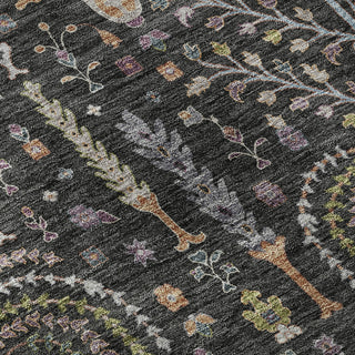 Dalyn Hatay HY5 Black Machine Washable Area Rug