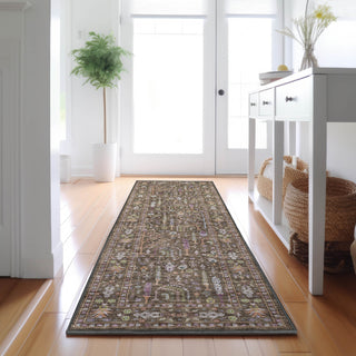 Dalyn Hatay HY5 Brown Machine Washable Area Rug