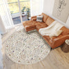 Dalyn Hatay HY5 Ivory Machine Washable Area Rug