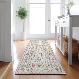 Dalyn Hatay HY5 Ivory Machine Washable Area Rug