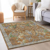 Dalyn Hatay HY6 Copper Machine Washable Area Rug Lifestyle Image Feature