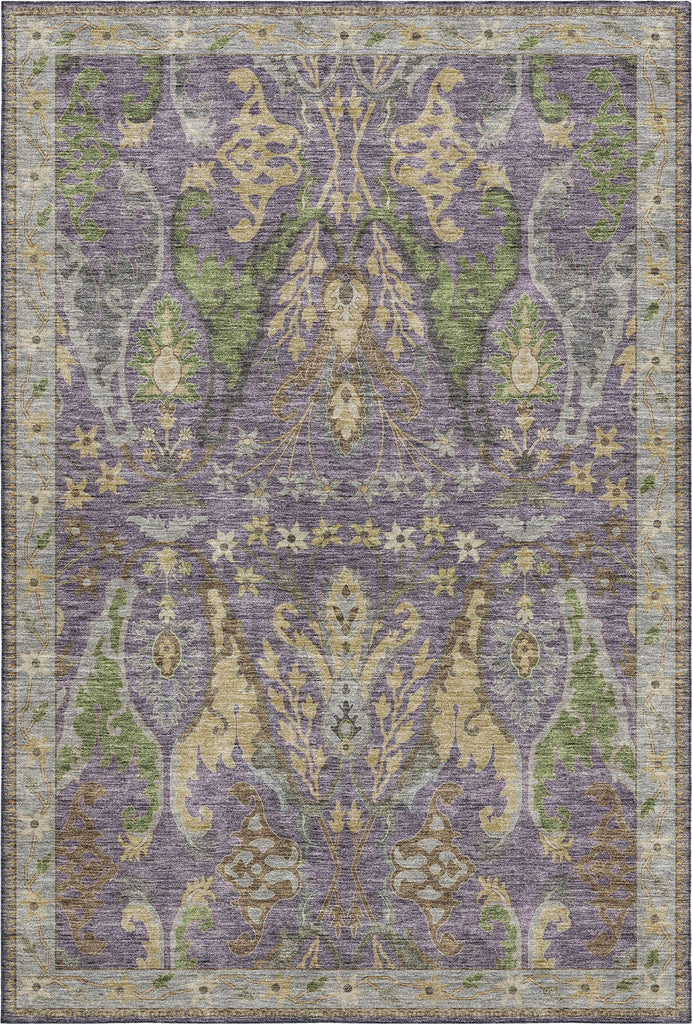 Dalyn Hatay HY6 Purple Machine Washable Area Rug