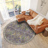 Dalyn Hatay HY6 Purple Machine Washable Area Rug