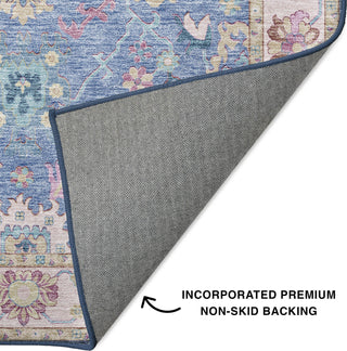 Dalyn Hatay HY7 Blue Machine Washable Area Rug