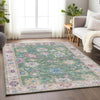 Dalyn Hatay HY7 Lime Machine Washable Area Rug Lifestyle Image Feature