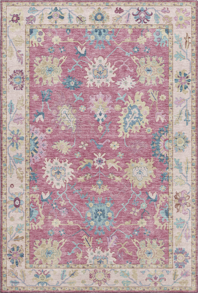 Dalyn Hatay HY7 Pink Machine Washable Area Rug