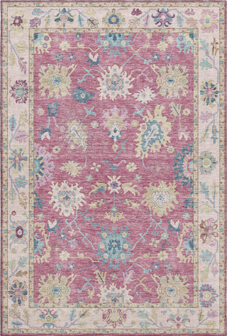 Dalyn Hatay HY7 Pink Machine Washable Area Rug