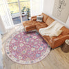 Dalyn Hatay HY7 Pink Machine Washable Area Rug