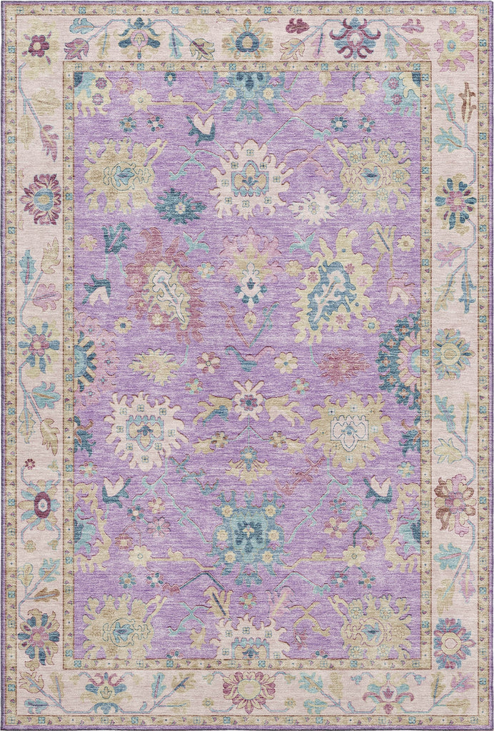 Dalyn Hatay HY7 Purple Machine Washable Area Rug