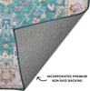 Dalyn Hatay HY7 Teal Machine Washable Area Rug