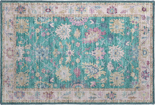 Dalyn Hatay HY7 Teal Machine Washable Area Rug