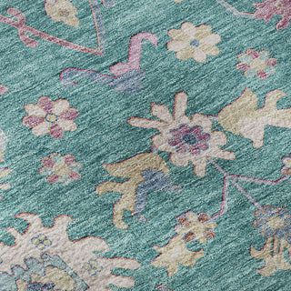 Dalyn Hatay HY7 Teal Machine Washable Area Rug