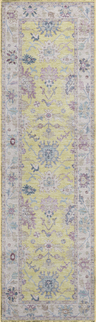 Dalyn Hatay HY7 Yellow Machine Washable Area Rug