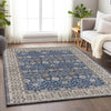 Dalyn Hatay HY8 Navy Machine Washable Area Rug Lifestyle Image Feature