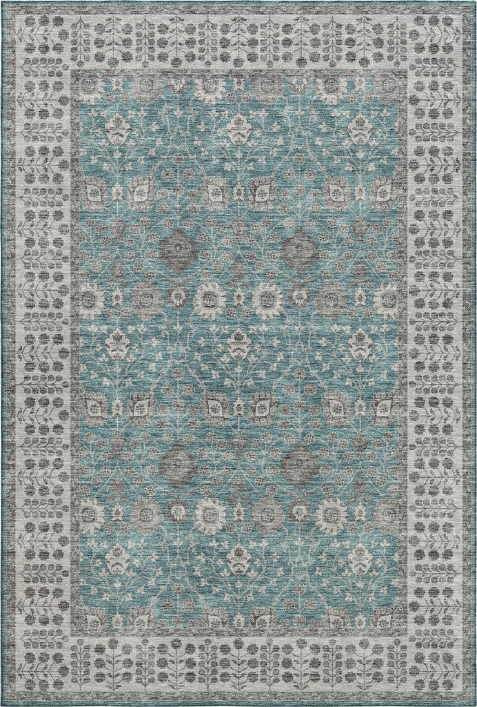 Dalyn Hatay HY8 Teal Machine Washable Area Rug