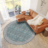 Dalyn Hatay HY8 Teal Machine Washable Area Rug