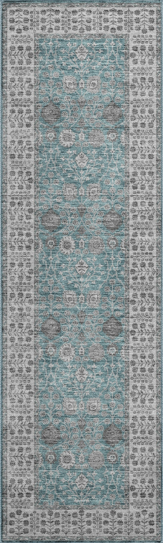 Dalyn Hatay HY8 Teal Machine Washable Area Rug