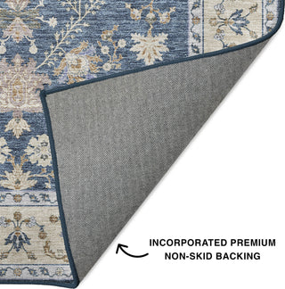 Dalyn Hatay HY9 Blue Machine Washable Area Rug