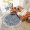 Dalyn Hatay HY9 Blue Machine Washable Area Rug