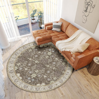 Dalyn Hatay HY9 Brown Machine Washable Area Rug