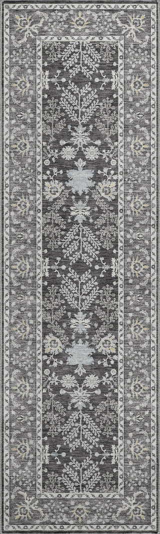 Dalyn Hatay HY9 Charcoal Machine Washable Area Rug