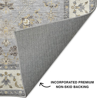 Dalyn Hatay HY9 Gray Machine Washable Area Rug